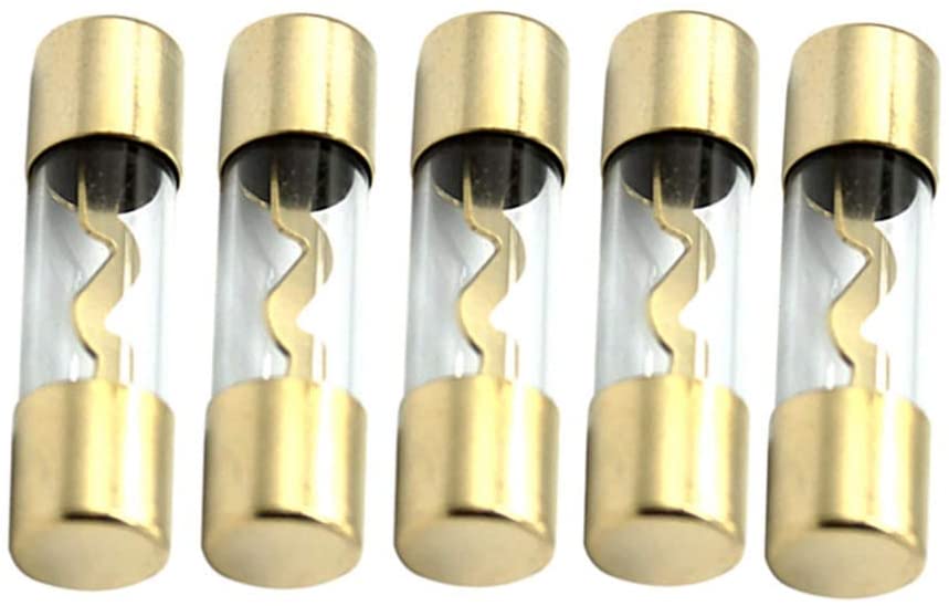 American Terminal TAGU100-5 100 Amp Gold-Plated AGU Glass Fuse (5 Pack)