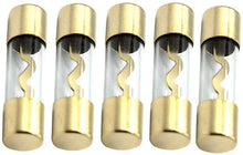 Load image into Gallery viewer, Absolute AGU100 5 Pack AGU Gold Standard Glass Fuses 100 Amp