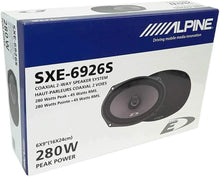 Load image into Gallery viewer, Alpine SXE-6926S 90W 6x9" 2-Way Type-E Series Coaxial Speakers Mylar Tweeter