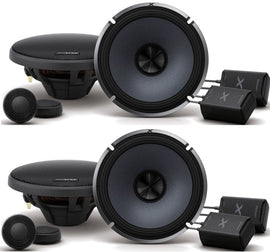 2 Pairs ALPINE X-S65C 6.5