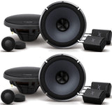 2 Pairs ALPINE X-S65C 6.5