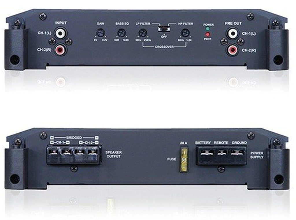 Alpine BBX-T600 600W 2Ch Amplifier + Cerwin Vega XED12V2 12" 1000W Subwoofer