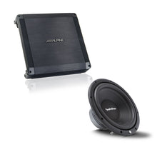 Load image into Gallery viewer, Alpine BBX-T600 600W 2CH Amp + Rockford Fosgate R1S4-10 10" 400W