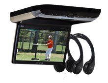 Load image into Gallery viewer, Alpine PKG-RSE3DVD 10.2" overhead video monitor with a built-in DVD player