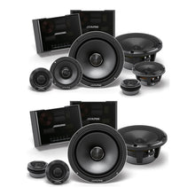 Load image into Gallery viewer, Alpine HDZ-653 6.5” 3-Way &amp; HDZ-65C  6.5" 2-Way Slim-fit Component Speaker Set