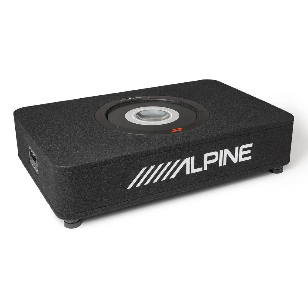 2 Alpine RS-SB12 12" Halo R2 Preloaded Sub Enclosure + RUX-KNOB.2 + Accessory Bundle