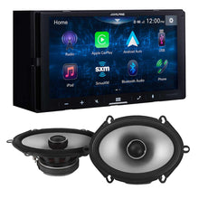 Load image into Gallery viewer, Alpine ILX-W670 Digital Indash Receiver &amp; Alpine S2-S68 5x7/6x8 Coax Speaker