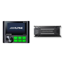 Load image into Gallery viewer, Alpine KAC-CMD-CTR Power Sports Commander + KTA-30FW 4-Ch Amp + Accessory Bundle