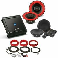 Load image into Gallery viewer, Alpine S2-A36F 4CH Amplifier + XED650C Component + V465 6.5" Speaker &amp; Amp Kit