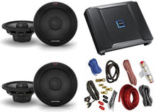 Load image into Gallery viewer, 2 Alpine R2-S65.2 6.5" speakers + R2-A60F 600W 4-Ch Amp + KIT4 4 Gauge Wiring Kit