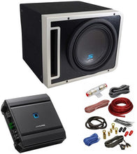 Load image into Gallery viewer, Alpine S-SB10V 10" 600w S-S10D4 Subwoofer Ported Sub Enclosure Box Alpine Amp S-A60M &amp; 4 Gauge KIT4 Amp Kit