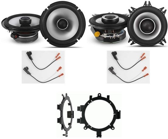 Alpine 6.5" & 4x6" Speaker Replacement & Bracket & Harness Fit GMC Sierra 1999-2006