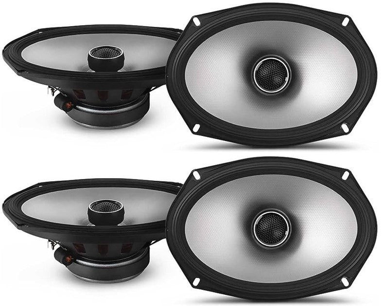 2 Alpine S2-S69 260 Watts S-Series 6x9" 2-Way Hi-Res Car Audio Coaxial Speakers