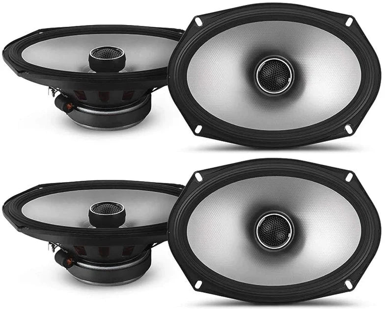 Alpine ILX-W670 Digital In-dash Receiver & 2 S2-S69 6x9 Speaker & KIT10 AMP Kit