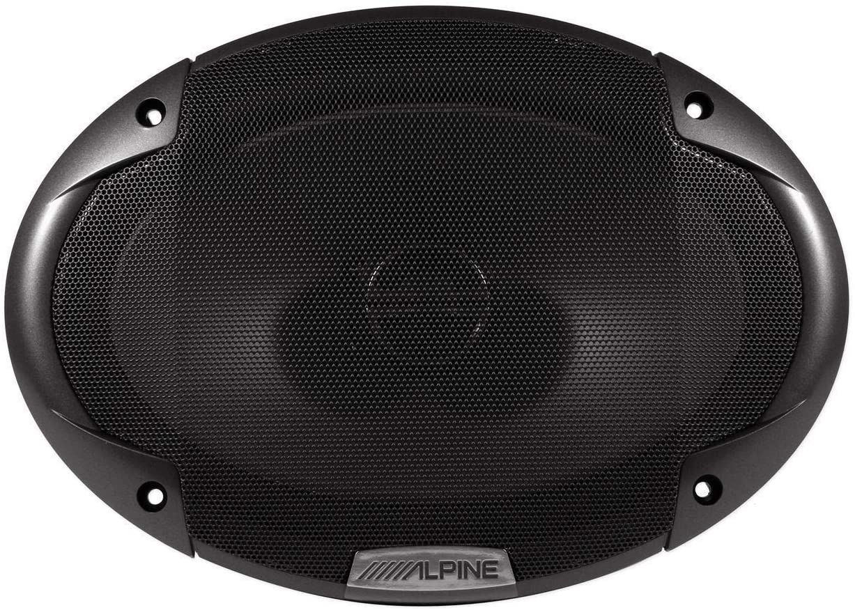 Alpine Bundle 2-Pair SPE-6090 6x9" Coax speakers, with BBX-F1200 280W 4-Ch Amp and Wiring