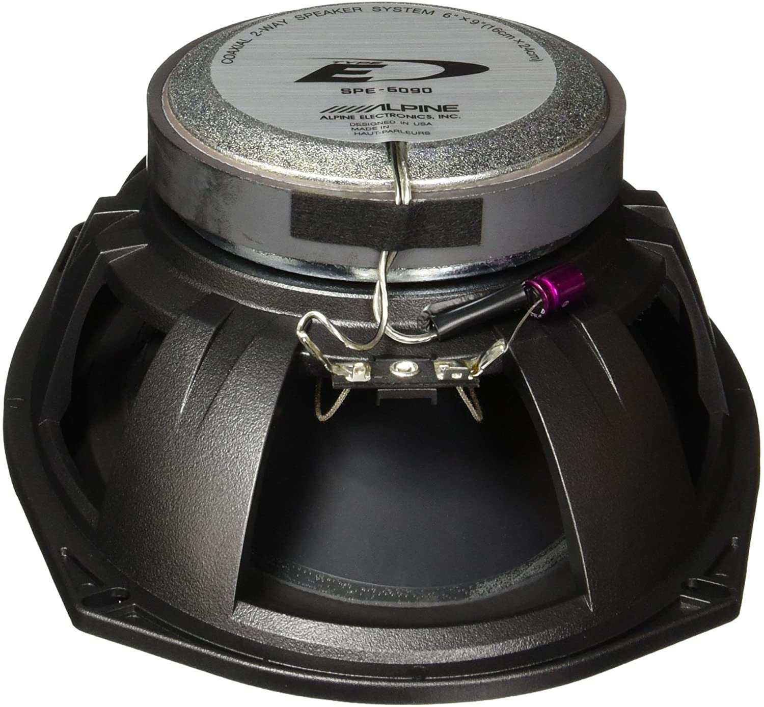 Alpine SPE-6090 600W 6x9" 2-Way Type-E Series Coaxial Speakers