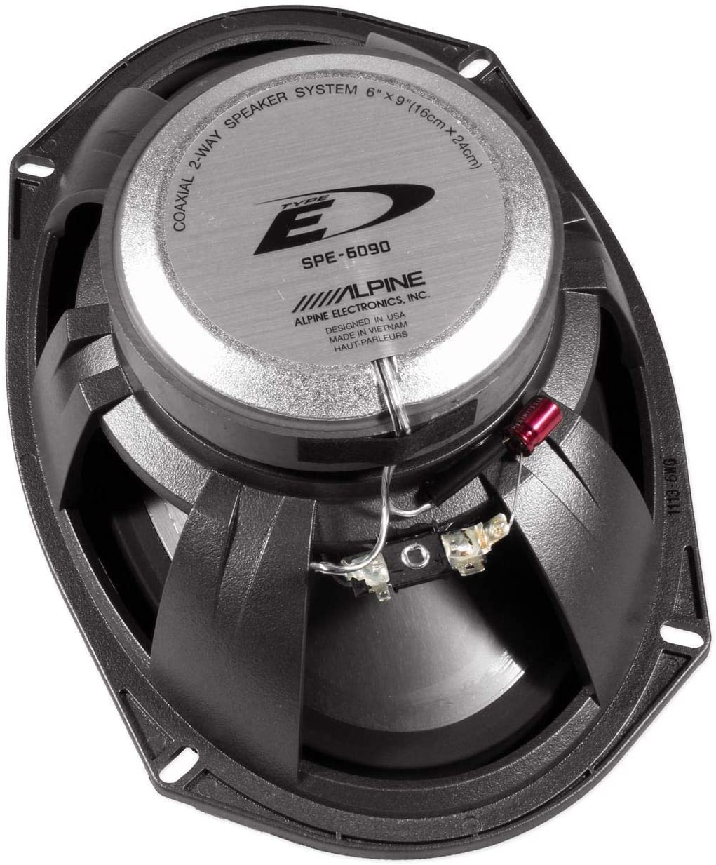 Alpine SPE-6090 600W 6x9" 2-Way Type-E Series Coaxial Speakers