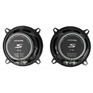 2 Pair Alpine S-S50 Car Speaker 340W Max (110W RMS) 5 1/4" Type-S 2-Way Coaxial Car Speakers