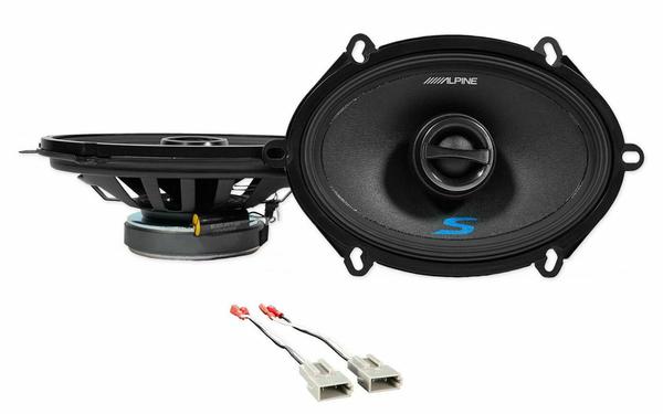 Alpine S 5x7" Front Factory Speaker Replacement Kit+Harness For 97-98 Ford F-150