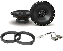 Alpine S2-S65 + Speaker Adapters + Harness Fit Select Honda and Acura Vehicles