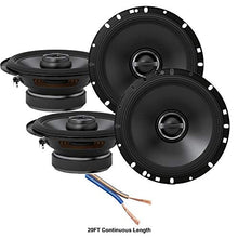Load image into Gallery viewer, Alpine S-S65 Car Audio Type S Series 6 1/2" 320 Watt Speakers - 2 Pair with 20' Speaker Wire Package