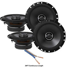 Load image into Gallery viewer, 2 Pair Alpine S-S65 Car Audio Type S Series 6 1/2" 320 Watt Speakers + 20' Speaker Wire Package