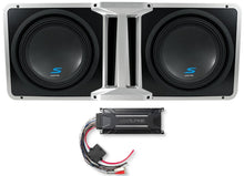 Load image into Gallery viewer, 2 Alpine S-SB10V Loaded 10" 600W S-W10D4 Ported Sub Box + KTA-30MW Amplifier