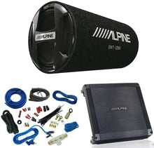 Load image into Gallery viewer, Alpine BBX-T600 AMP &amp; SWT-12S4 12" Bass Reflex Sub Bass Tube + 4G Amp Kit