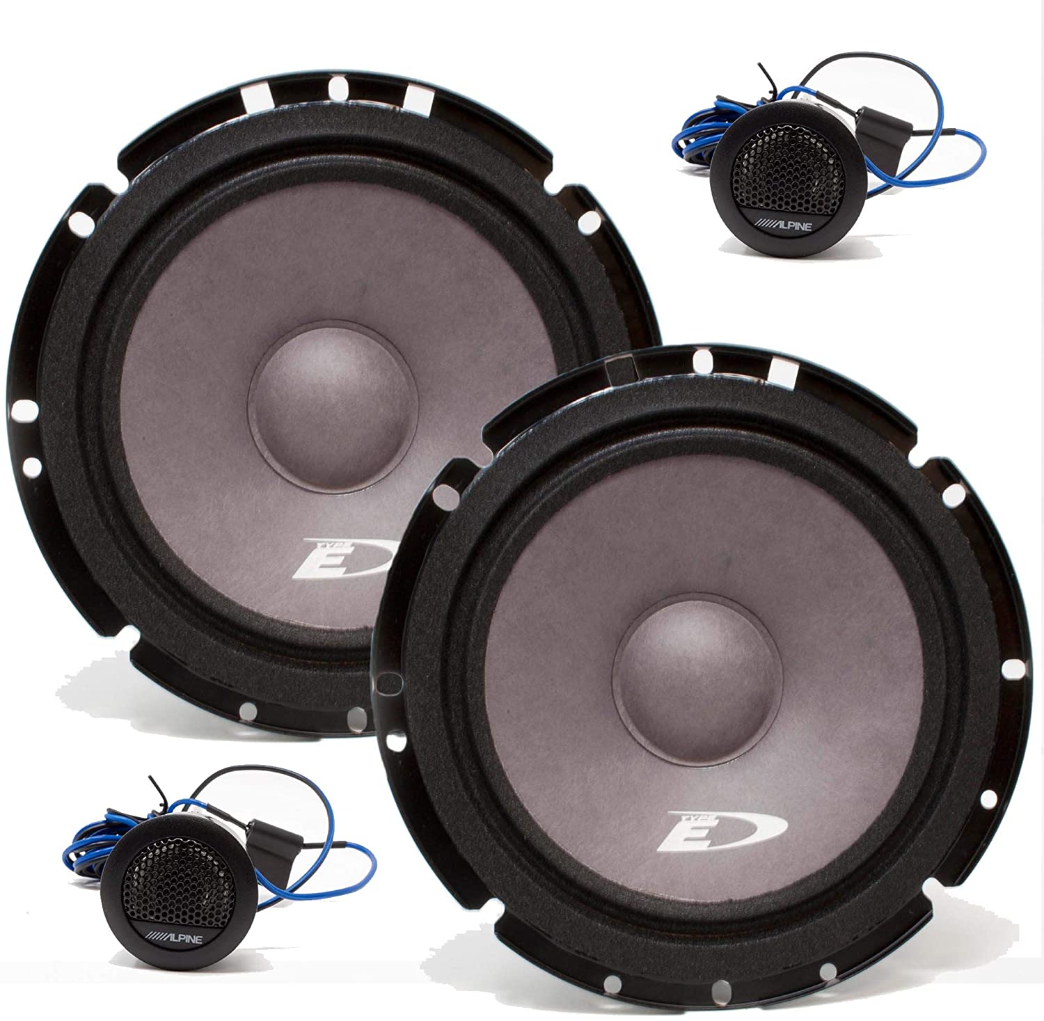 Alpine SXE-1751S Component System 280W Max, 45W RMS 6 1/2" 2-Way Component Speakers