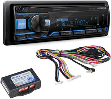 Load image into Gallery viewer, Alpine UTE-73BT Mech-less Bluetooth Receiver w/ SWI-CP2 Steering Wheel Interface