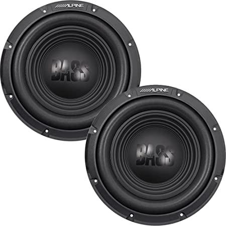 2 Alpine W10S4 10" Single 4 Ohm Subwoofer Bundle
