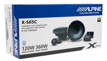 Load image into Gallery viewer, 2 Pairs ALPINE X-S65C 6.5" 360 Watt Type-X Component Car Speakers