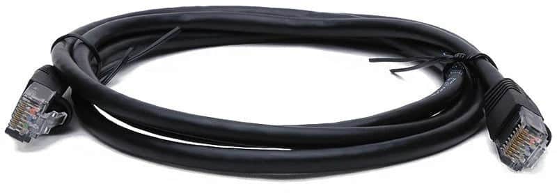 20 American Terminal EPC3BK 3' Cat6a Ethernet network patch cable RJ45 23AWG 600M solid copper