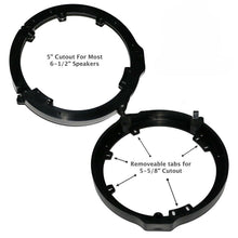 Load image into Gallery viewer, Patron Honda 6.5" Or 6.75" Speaker Adapter 1Pair With Speaker Harness Front and Rear