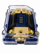 Load image into Gallery viewer, 2 Absolute AND-600 Digital ANL Fuse Holder LED Voltmeter Display 0/4 Gauge Power Distribution Block Includes (2) 150A ANL Fuse