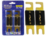 Absolute USA ANL120-2 2 Pack ANL 120 Amp Gold Plated Fuse