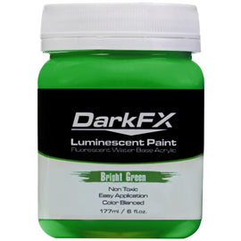 Antari DFX-VL6OZ-BGN 6-Ounce Bottle of Bright Green Water-Based Acrylic UV Fluorescent Paint