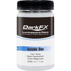 Antari DFX-IL1QT-BLU DarkFX UV Paint (Invisible Blue, 1 Quart)