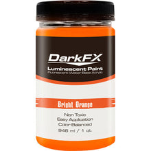 Load image into Gallery viewer, Antari DFX-VL1QT-BOR Antari DarkFX UV Paint (Bright Orange, 1 Quart)