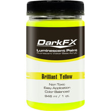 Load image into Gallery viewer, Antari DFX-VL1QT-BYL DarkFX UV Paint (Bright Yellow, 1 Quart)