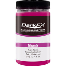 Load image into Gallery viewer, Antari DFX-VL1QT-MGT DarkFX UV Paint (Magenta, 1 Quart)