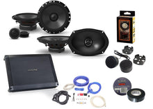 Load image into Gallery viewer, Alpine BBX-F1200 Amplifier S2-S65C Component S2-S69 6X9" Speakers, Wiring Kit Bundle
