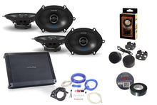Load image into Gallery viewer, Alpine BBX-F1200 Amplifier &amp; 2 Pair S2-S68 5X7/6X8" Speakers &amp; KIT4 Wiring Kit
