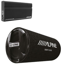 Load image into Gallery viewer, Alpine KTA-200M Mono Power Pack Amp with SWT-S10 10" Loaded Tube Subwoofer