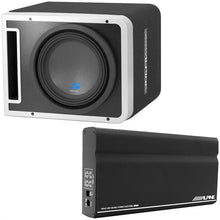 Load image into Gallery viewer, Alpine S-SB10V 10" Vented Loaded Halo Enclosure with Alpine KTA-200M Power Stack Amplifier