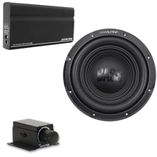 Load image into Gallery viewer, Alpine KTA-200M Mono Power Pack Amp W10S4 10" Subwoofer and RUX-KNOB.2 Bass Knob