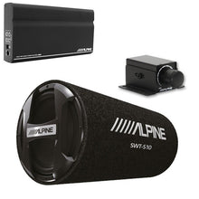 Load image into Gallery viewer, Alpine KTA-200M Mono Power Pack Amp, SWT-S10 10" Tube Subwoofer,  Bass Knob