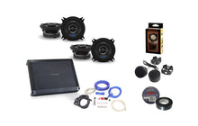 Load image into Gallery viewer, Alpine BBX-F1200 Amplifier &amp; 2 Pair S2-S40 4" Speakers &amp; KIT4 4 Gauge Wiring Kit