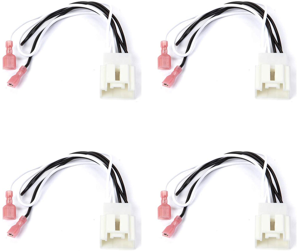 2 Pair American Terminal AT-725602 Compatible with 2015-2018 Ford Mustang Factory Speaker to Aftermarket Replacement Connector Harness Kit