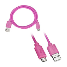 Load image into Gallery viewer, Axxess AXMROB-PK Replacement Micro B Cable - Pink - 3 feet